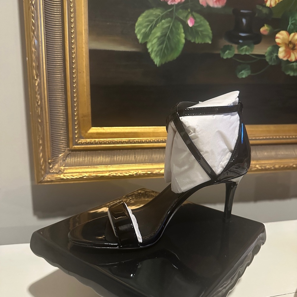 Michael Kors Black Patent Leather Heels